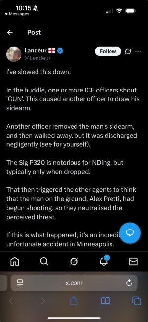 Landeur 🏴 on X I've slowed this down. In the huddle, one or more ICE officers shout 'GU...jpeg Landeur 🏴 on X I've slowed this down. In the huddle, one or more ICE officers shout 'GU...jpeg